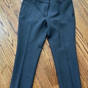 Ann Taylor Straight Leg Dress Pants size 12 Petite- Dark Charcoal